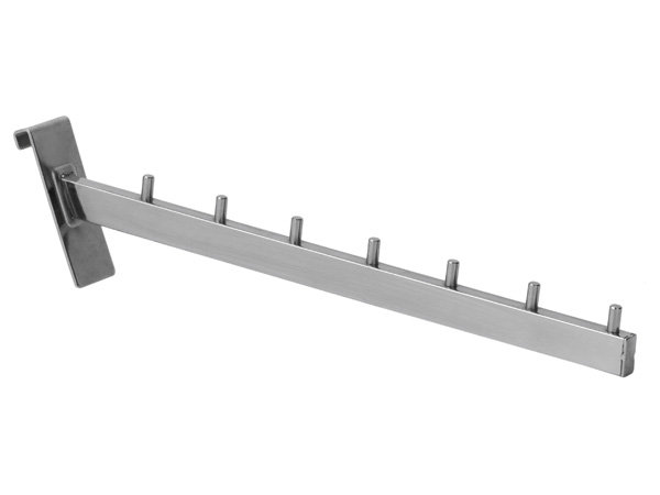Кронштейн наклонный, на решетку, штырь 385 мм, профильный 0