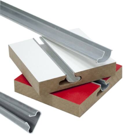 Вставки алюминиевые для экономпанели (алюминий)  L-1200 mm(Серебро) 0