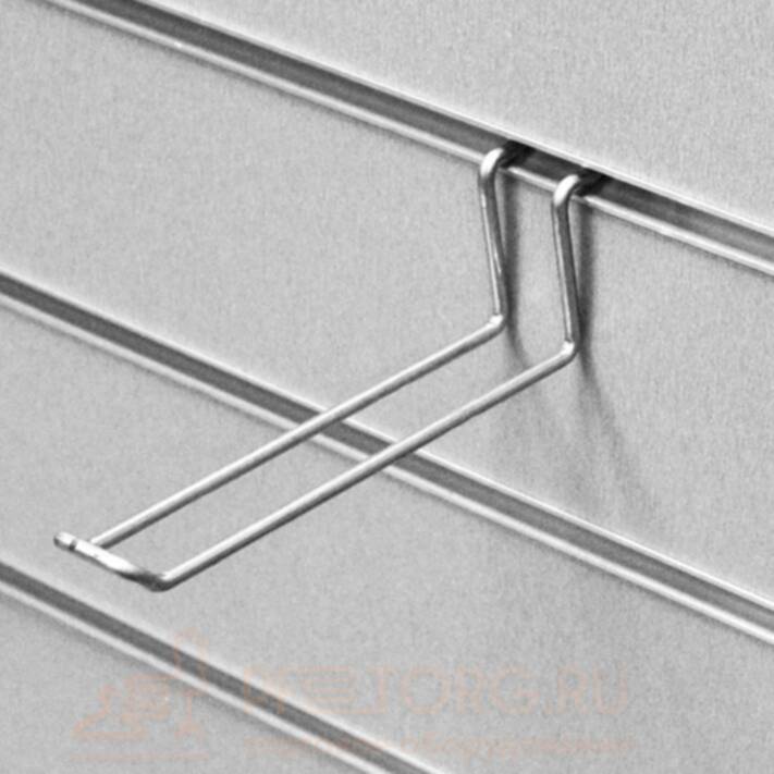 Крючок двойной на экономпанель,(метал/цинк) 150 mm 0