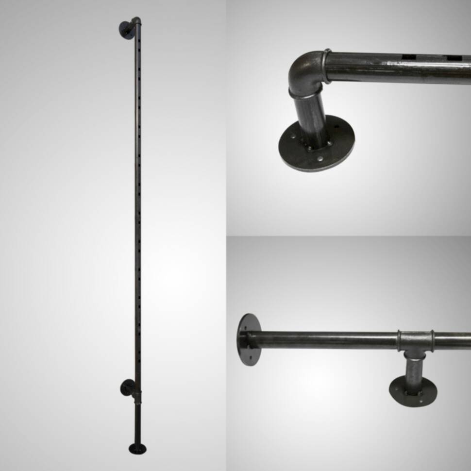 Стойка "Лофт"перфорированная d-31 мм,  H-(2400mm, 3000mm) 0
