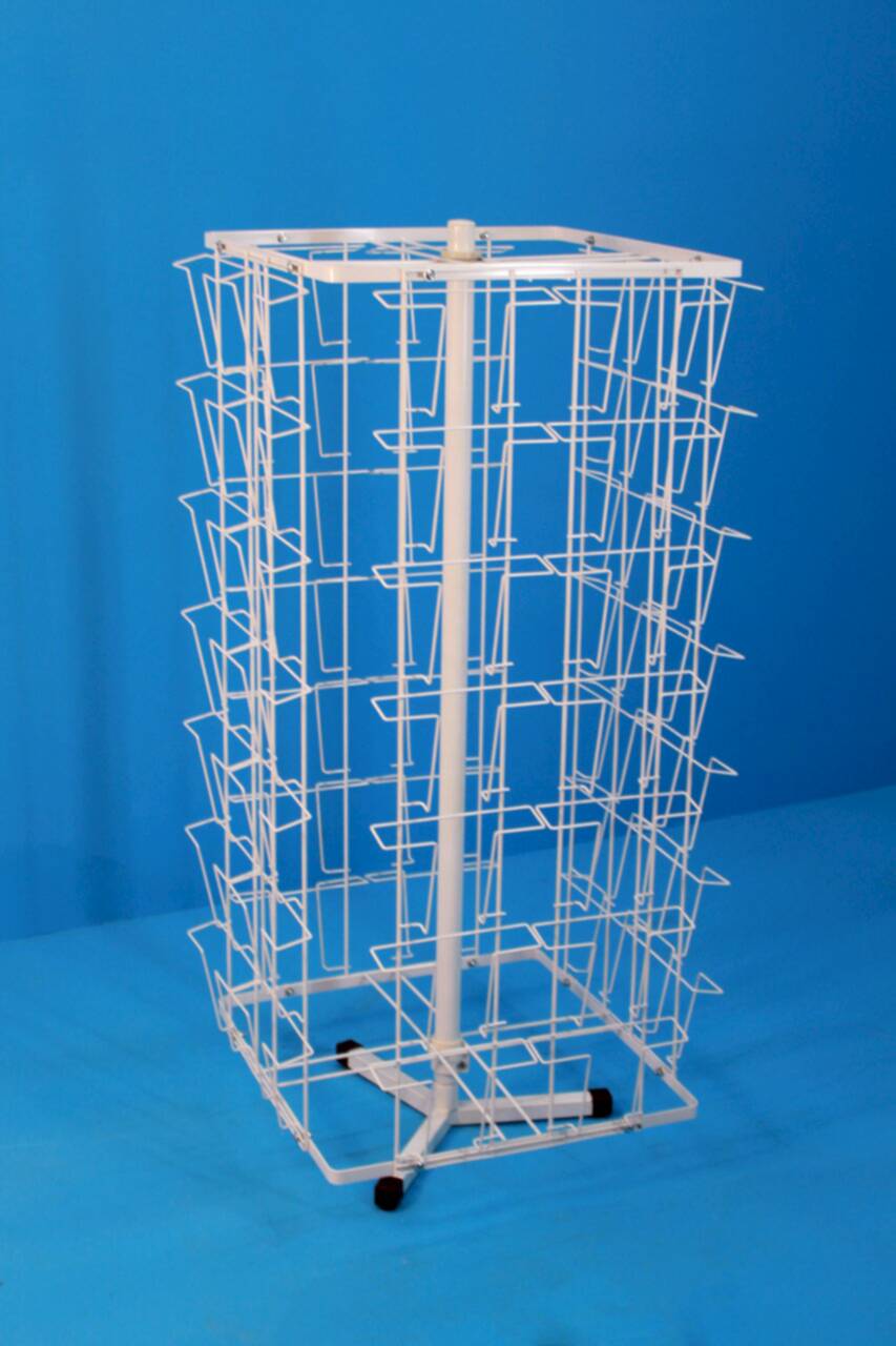 Стойка настольная под открытки вращающаяся на 56 мест, 4 дисплея А5 H=96,5 cm 0