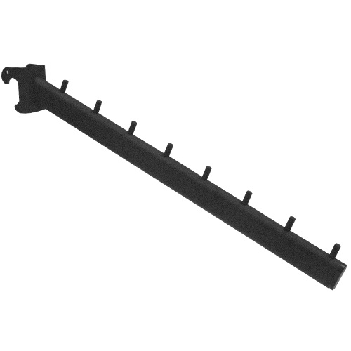 Кронштейн наклонный на овальную трубу (30х15), 8 штырей GLOBOL BLACK