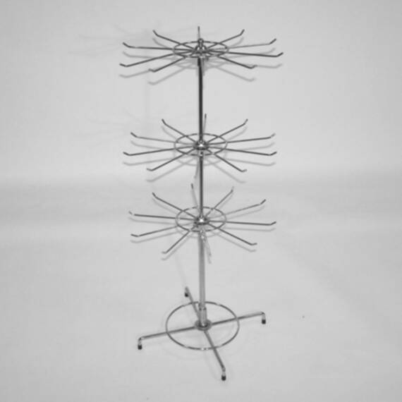 Вешало настольное под брелки 3 яруса 0